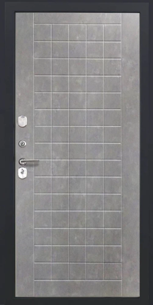 Входная дверь ДвериПРО L-Термо серебро ФЛ-256 (10мм, бетон пепельный) DPRO201006 внутренняя сторона