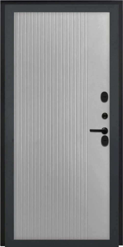 Входная дверь ДвериПРО Модель L-49 ФЛ-790 Velutto Grigio DPRO201248 внутренняя сторона