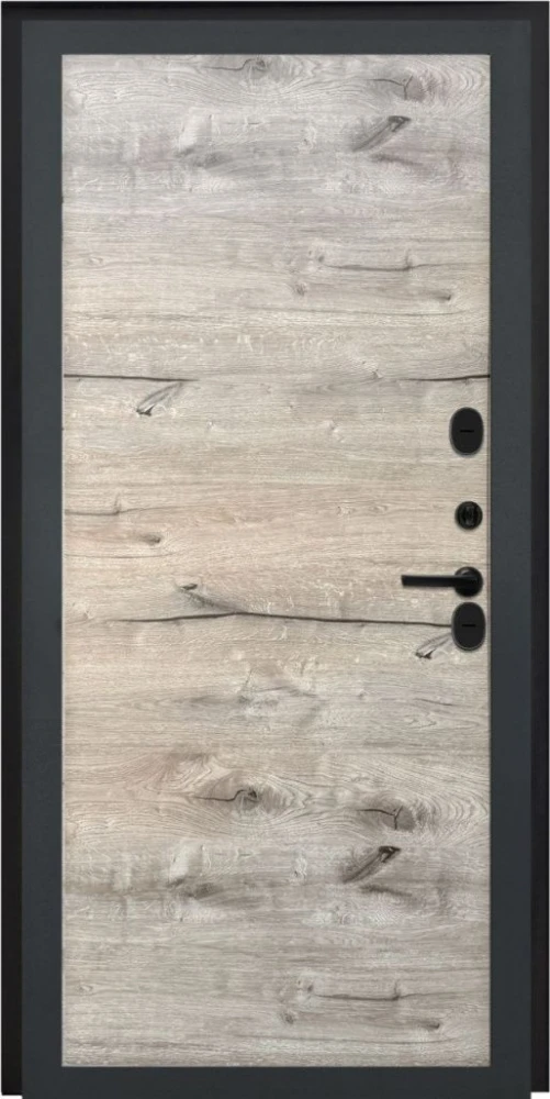 Входная дверь ДвериПРО Д-68 Без фрезеровки Дуб пацифик горизонт DPRO221151 внутренняя сторона