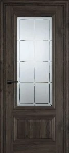 Межкомнатная дверь ПСЦ-37 Дуб темный