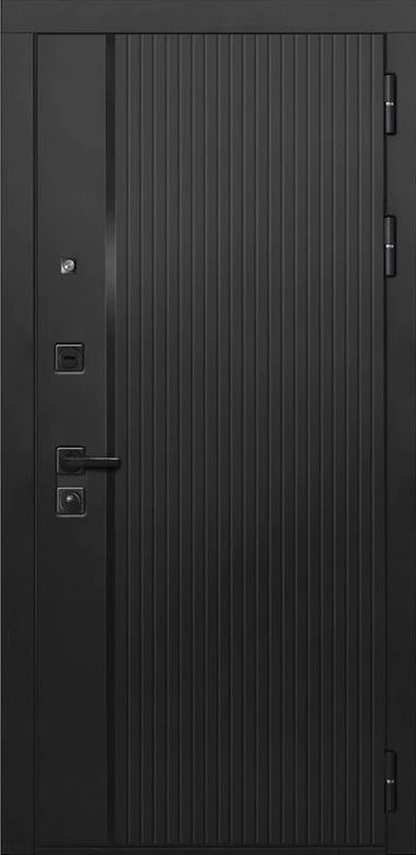 Входная дверь ДвериПРО L-45 ФЛ-185 (10мм, ПВХ ясень белый) DPRO220749 внешняя сторона